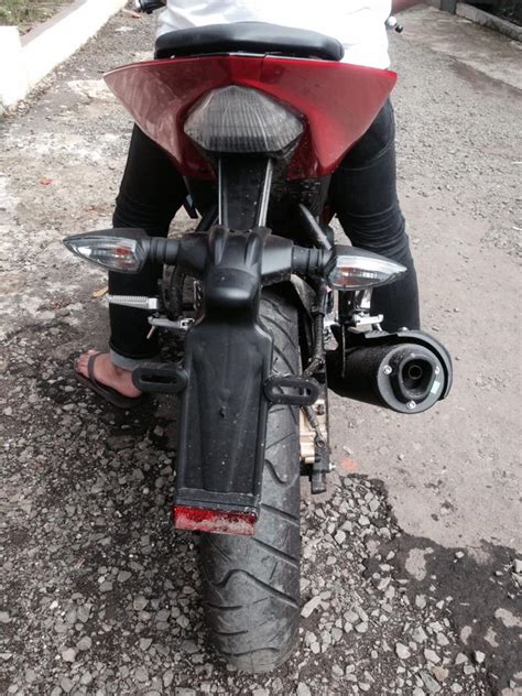 Haduch…!!! Penyakit Spakbor Belakang Vixion Miring Turun ke YZF-R15