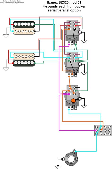 Ibanez Electric Guitar Wiring Diagrams