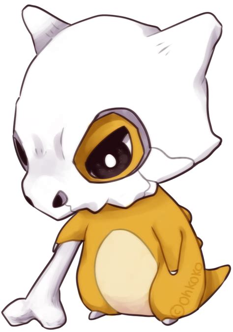 Cubone By Ohkoko On Deviantart Pokemon Fan Art Cute Pokemon