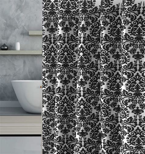 11 Genius Ways How to Improve Black And White Shower Curtain