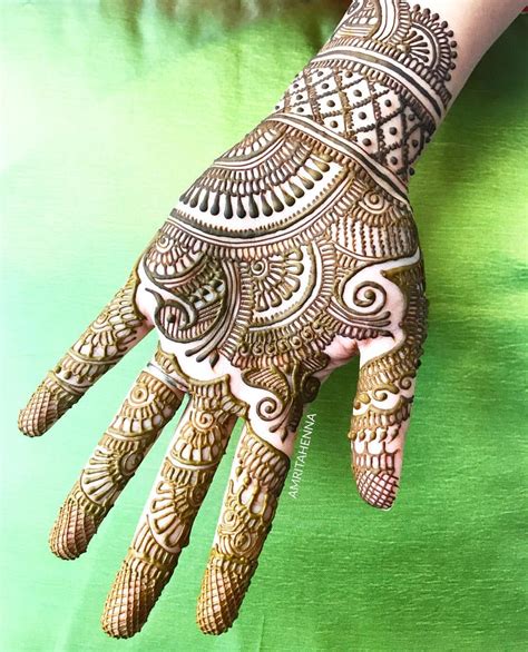 Tasmim Blog Traditional Simple Bridal Mehndi Designs For Full Hands
