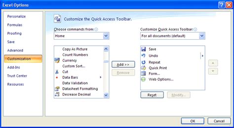 How to put options in excel 2007 and more jual tutorial forex