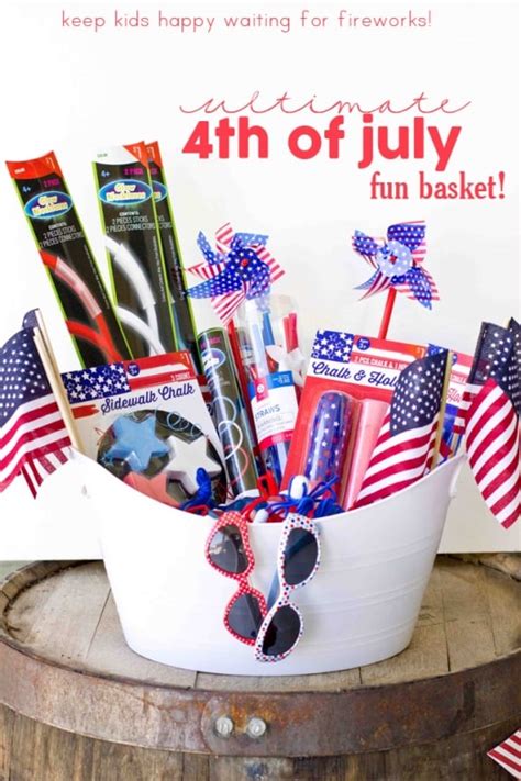 During wayfair's 4th of july sale, you can save up to 50% on outdoor furniture, including this sol. Easy 4th of July Fun Basket- keep kids happy waiting for fireworks! ⋆ Sweet C's Designs