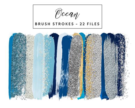 Look up results on info.com Ocean Navy & Silver Brush Strokes Clip Art, Silver Brush ...