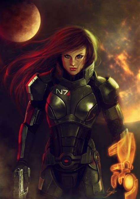 Everything I Like • Miranda Lawson And Commander Shepard By Suzanne Van