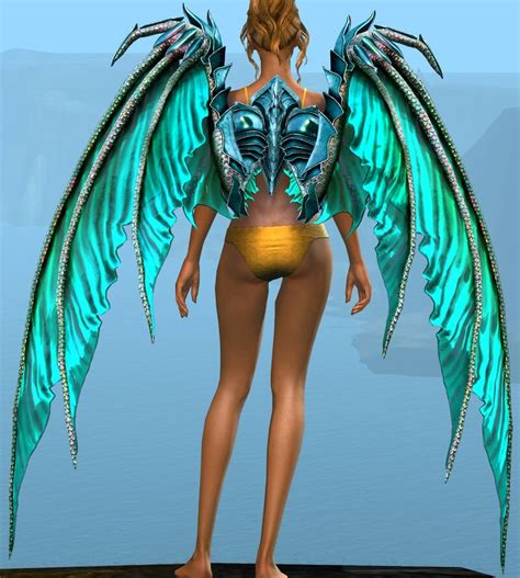 Water Dragon Wings Backpack Guild Wars 2 Wiki Gw2w