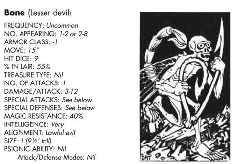 Dandd Monster Spotlight Bone Devils Bell Of Lost Souls