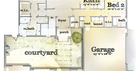 Important Inspiration 43 One Story House Plans With Casita