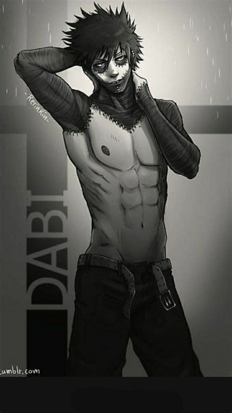 Anime Guys Dabi Fanart Shirtless Mha Dabi Print A Print My Hero