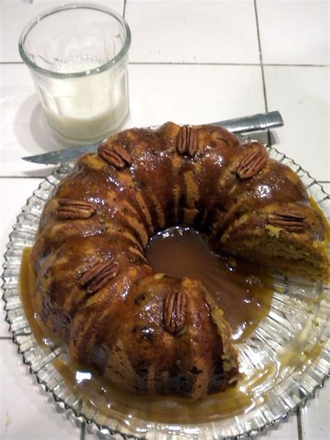 Sweet Potato Buttermilk Bundt Cake With Brown Sugar Bourbon Glaze