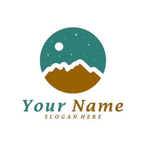 Premium Vector Mountain Logo Design Template Mountain Logo Concept