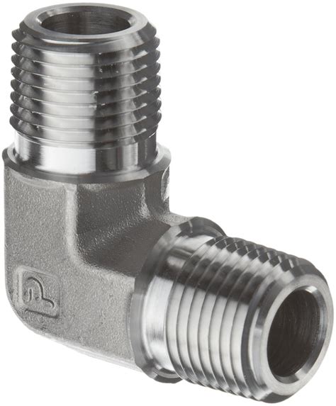 Buy Parker Stainless Steel 316 Pipe Fitting 90 Degree Elbow 14 Npt