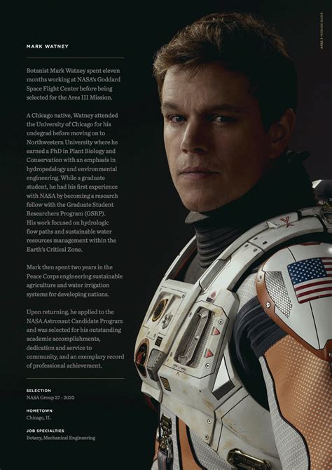 Can your classmates guess the jobs? Mark Watney/Film | The Martian Wikia | FANDOM powered by Wikia