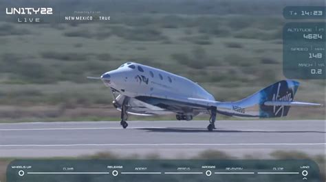 Virgin Galactic Successfully Launches Spaceshiptwo Unity 22 With
