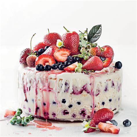 Best christmas ice cream desserts from christmas ice cream pudding healthy recipe. Layered berry ice-cream cake | Woolworths TASTE