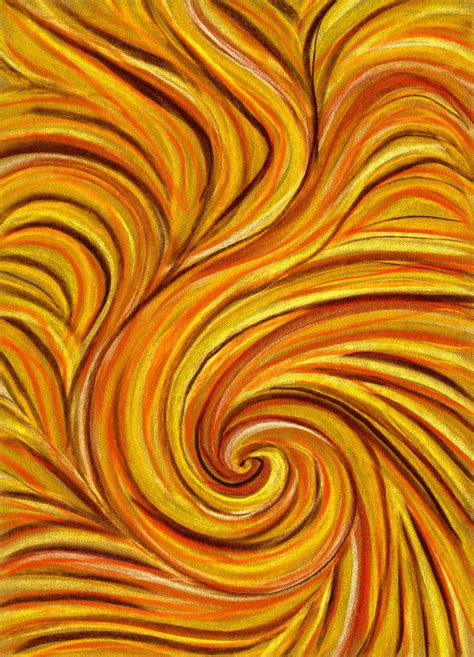 Brown Swirl Painting By Hakon Soreide Fine Art America
