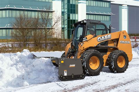 Case Debuts New Snow Removal Package For Sr250 Sv300 Skid Steers