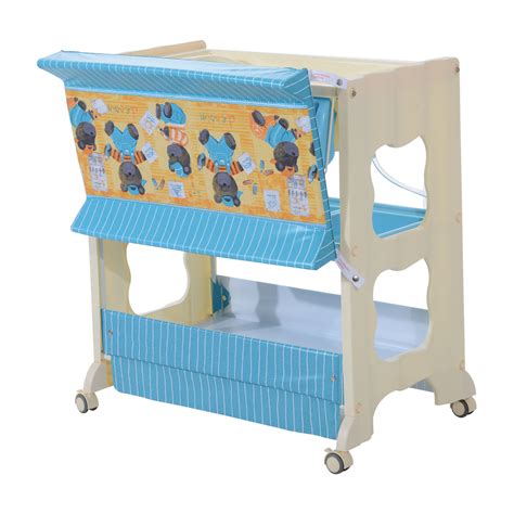 Badewannen besitzen standardhöhen zwischen 42 und 50 zentimetern. Homcom Baby Wickeltisch Wickelkommode mit Badewanne ...