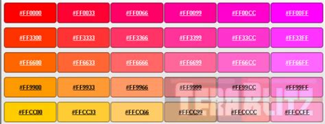 Web Safe Hex Colors 216 Cross Browser Color Pallete Cheat Sheet