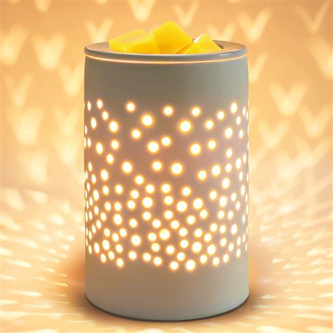 Bobolyn Ceramic Electric Wax Melts Warmer Candle Waxing Warmer Burner Melt Wax Cube Melter