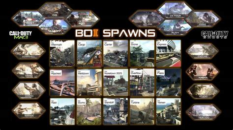 Black Ops 2 Spawn Location Maps YouTube