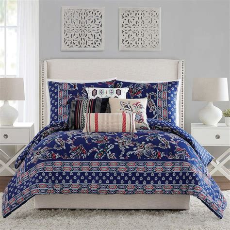 Buy products such as casa 7 piece reversible comforter set at walmart and save. Vera Bradley Romantic Paisley Comforter Set | Paisley ...
