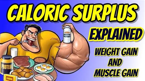 Caloric Surplus For Muscle Growth Calorie Surplus To Gain Weight Youtube