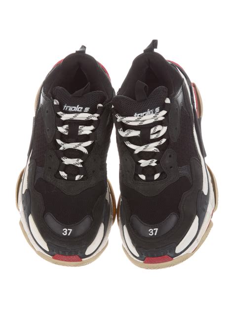Balenciaga Triple S Chunky Chunky Sneakers Black Sneakers Shoes