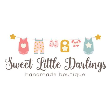 When it comes to creating your own clothing company, the most important aspect of the business is building your brand. Baby Clothing Premade Logo Design - Customized with Your ...