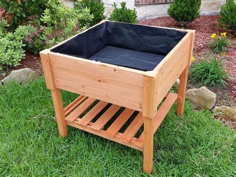 Building an elevated raised garden bed is beneficial to get blooming flowers and edible vegetables. How-to-Build-a-Portable-Raised-Garden-Bed- (With images ...