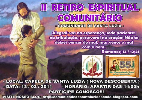 Comunidade De Santa Luzia Ii Retiro Espiritual ComunitÁrio