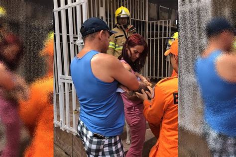 Df Pm De Folga Salva Bebê De Incêndio Provocado Pelo Próprio Pai