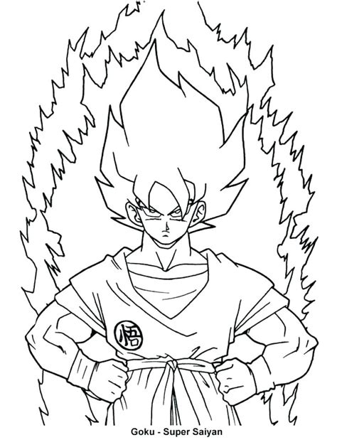 Free dragonball z coloring pages. Dbz Coloring Pages Goku at GetColorings.com | Free ...