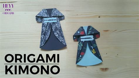 Origami Kimono How To Make Simple Origami Kimono Youtube