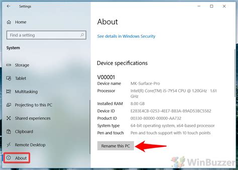 How To Change Your Computer Name In Windows 10 Winbuzzer