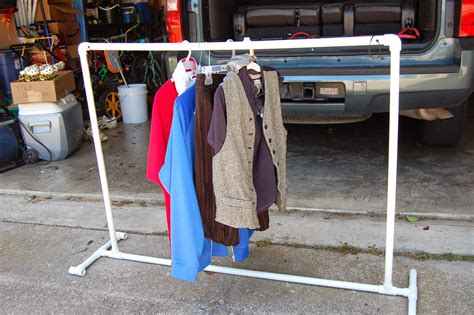This rack is very different than what i had seen on ballard designs. Blessed With Boys: Easy DIY PVC Clothes Rack