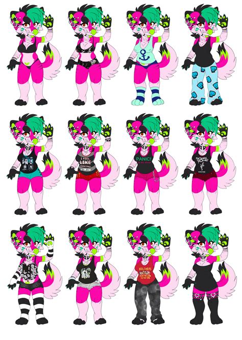 Outdated Fursona Clothing Ref By Flame Expression On Deviantart