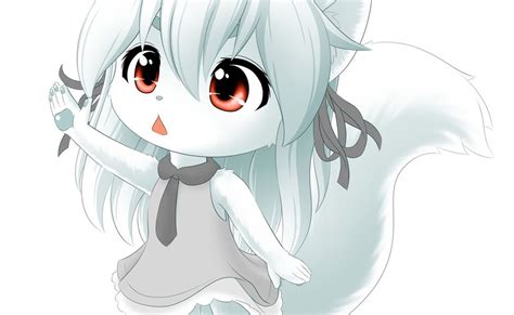 Arctic Fox Anime Fox Girl Cute