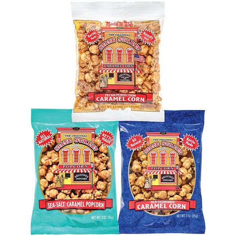 Buy State Street Snacks Gourmet Popcorn Variety Caramel Popped