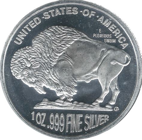 1 Ounce Silver Great American Mint Buffalo Nickel United States