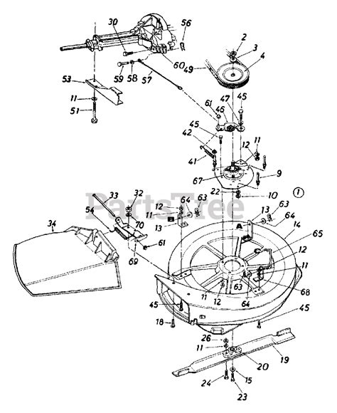 Mtd Riding Mower Parts Diagram Mtd To Deck Parts Blades Lawnmower Pros Find