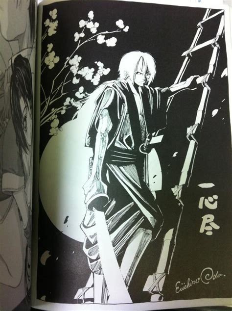 有名漫画家の描いた On Twitter 「onepiece」の尾田栄一郎が描いた剣心。陰影がかっこいいです