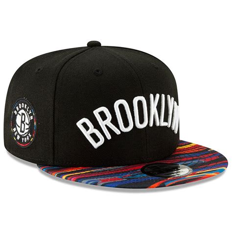 Nike nba kevin durant nets icon edition 2020 swingman jersey men's black white. New Era Brooklyn Nets Black 2018 City Edition On-Court ...