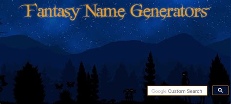 An Awesome Fantasy Name Generator That Will Generate Names From World