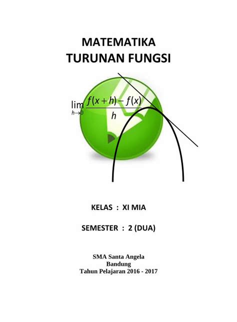 Pdf Matematika Turunan Fungsi Pdf Filemenentukan Turunan Fungsi Hot