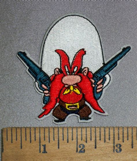 Yosemite sam trigger fingers embroidery design pattern pes. 4500 C - Yosemite Sam - Embroidery Patch