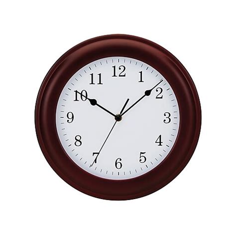 Tempus Wall Clock Wood 12 Stc8743fe Staples