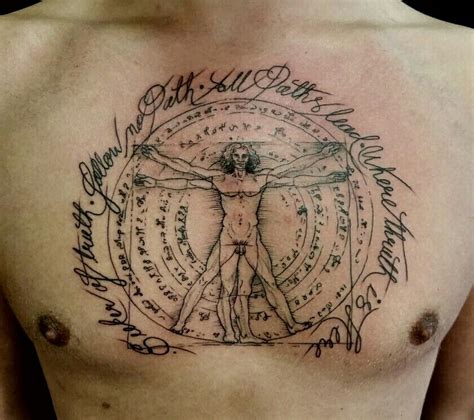 Ray alfano • andrea timson. Da vinci tattoo | Tattoos, Compass tattoo, I tattoo