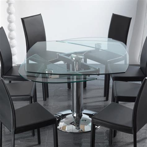 Find extendable glass dining table in canada | visit kijiji classifieds to buy, sell, or trade almost anything! Transparent tempered glass extendable dining table Onda