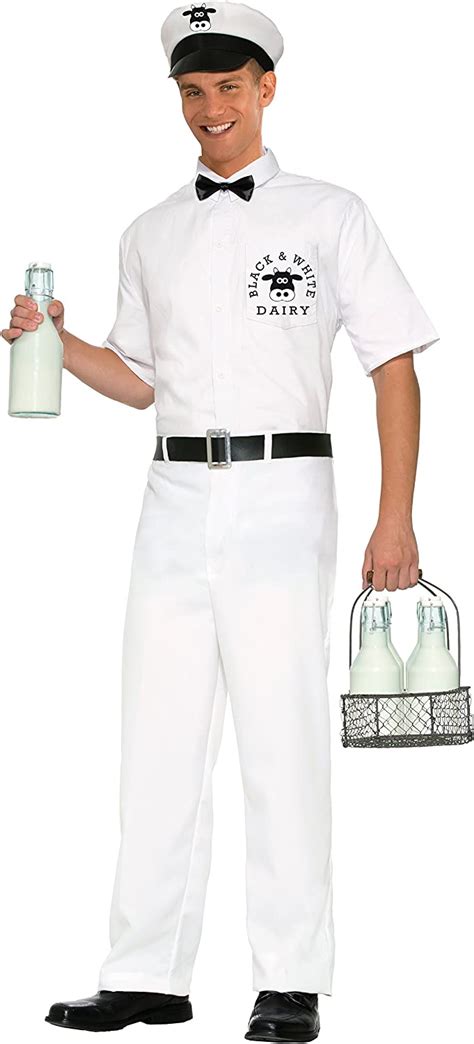 Forum Novelties Mens 50s Milkman Costume Clothing
